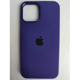 Чехол силиконовый Silicone Case MagSafe ORG iPhone 12/12 Pro фиолетовый