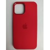Чехол силиконовый Silicone Case MagSafe ORG iPhone 12/12 Pro красный