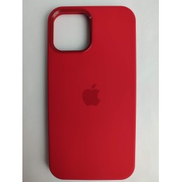 Чехол силиконовый Silicone Case MagSafe ORG iPhone 12/12 Pro красный