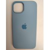 Чехол силиконовый Silicone Case MagSafe ORG iPhone 13 голубой