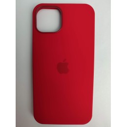 Чехол силиконовый Silicone Case MagSafe ORG iPhone 13 красный
