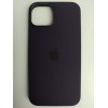 Чехол силиконовый Silicone Case MagSafe ORG iPhone 14 темно-фиолетовый