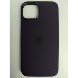 Чехол силиконовый Silicone Case MagSafe ORG iPhone 14 темно-фиолетовый