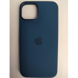 Чехол силиконовый Silicone Case MagSafe ORG iPhone 14 темно-синий