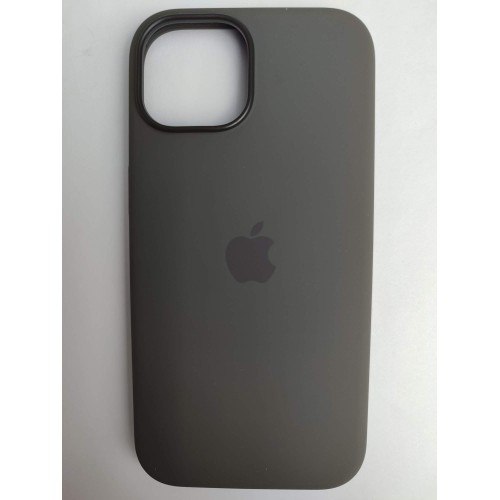Чехол силиконовый Silicone Case MagSafe ORG iPhone 15 графит