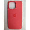 Чехол силиконовый Silicone Case MagSafe ORG iPhone 15 Pro коралловый