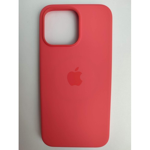 Чехол силиконовый Silicone Case MagSafe ORG iPhone 15 Pro коралловый