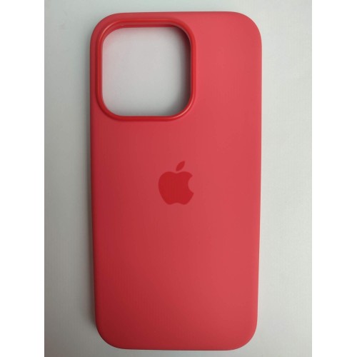 Чехол силиконовый Silicone Case MagSafe ORG iPhone 15 Pro красный