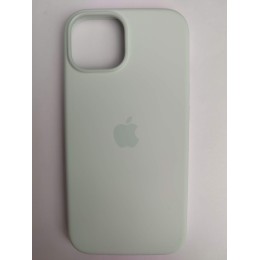 Чехол силиконовый Silicone Case MagSafe ORG iPhone 15 Pro Max мятный