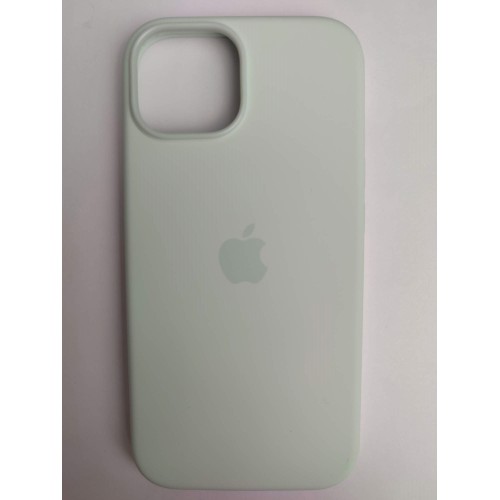 Чехол силиконовый Silicone Case MagSafe ORG iPhone 15 Pro Max мятный