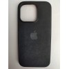 Чехол силиконовый Silicone Case MagSafe ORG iPhone 15 Pro Max с анимацией бархатный черный