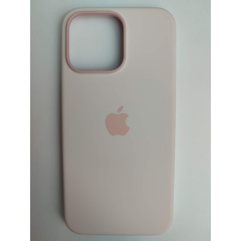 Чехол силиконовый Silicone Case MagSafe ORG iPhone 15 Pro светло-розовый