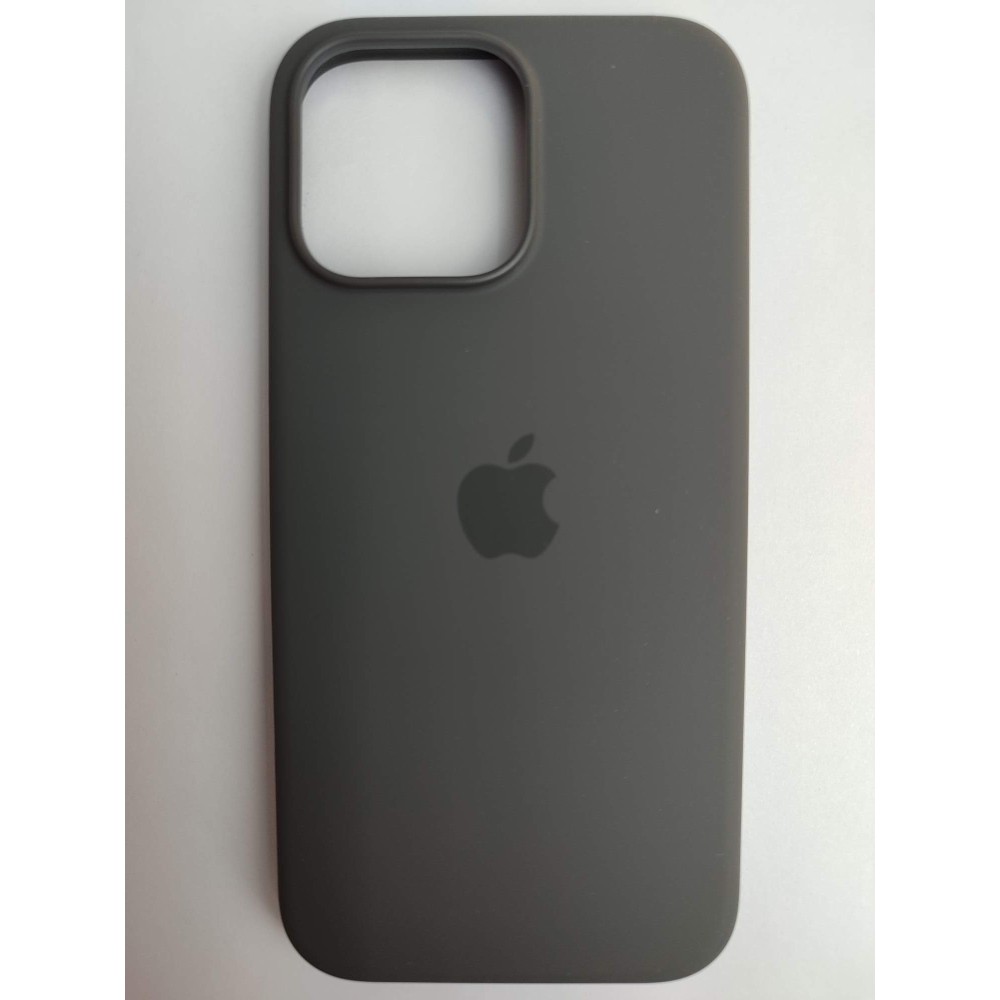 Чехол силиконовый Silicone Case MagSafe ORG iPhone 16 Pro Max графит