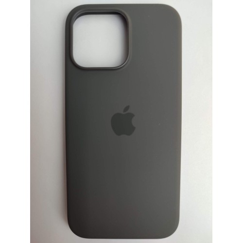 Чехол силиконовый Silicone Case MagSafe ORG iPhone 16 Pro Max графит