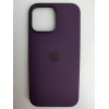 Чехол силиконовый Silicone Case MagSafe ORG iPhone 16 Pro Max темно-бордовый