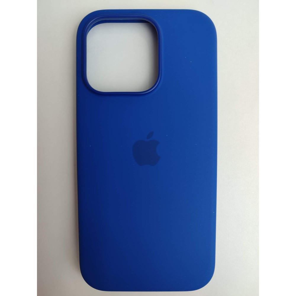 Чехол силиконовый Silicone Case MagSafe ORG iPhone 16 Pro синий