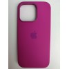 Чехол силиконовый Silicone Case MagSafe ORG iPhone 16 Pro темно-розовый