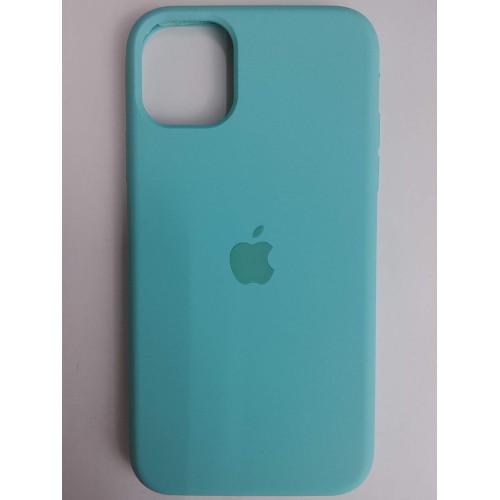 Чехол силиконовый Silicone Case ORG iPhone 11 бирюзовый (11)
