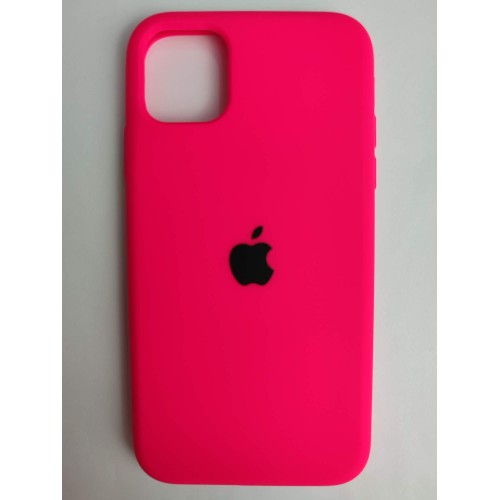 Чехол силиконовый Silicone Case ORG iPhone 11 фуксия (09)