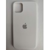 Чехол силиконовый Silicone Case ORG iPhone 11 (полная защита) белый (01)
