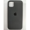 Чехол силиконовый Silicone Case ORG iPhone 11 (полная защита) графит (25)