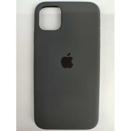 Чехол силиконовый Silicone Case ORG iPhone 11 (полная защита) графит (25)