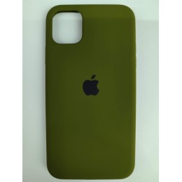 Чехол силиконовый Silicone Case ORG iPhone 11 (полная защита) хаки (13)