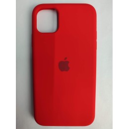 Чехол силиконовый Silicone Case ORG iPhone 11 (полная защита) красный