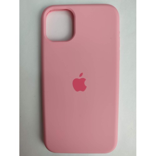 Чехол силиконовый Silicone Case ORG iPhone 11 (полная защита) розовый (06)