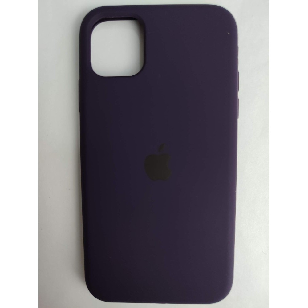 Чехол силиконовый Silicone Case ORG iPhone 11 (полная защита) темно-фиолетовый (22)