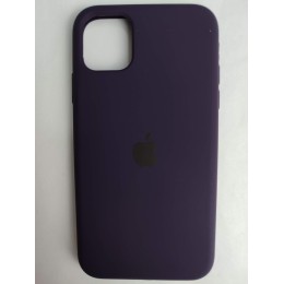 Чехол силиконовый Silicone Case ORG iPhone 11 (полная защита) темно-фиолетовый (22)