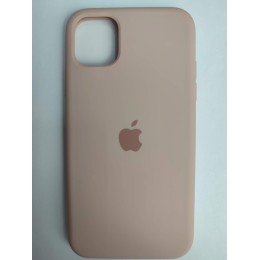 Чехол силиконовый Silicone Case ORG iPhone 11 пудра