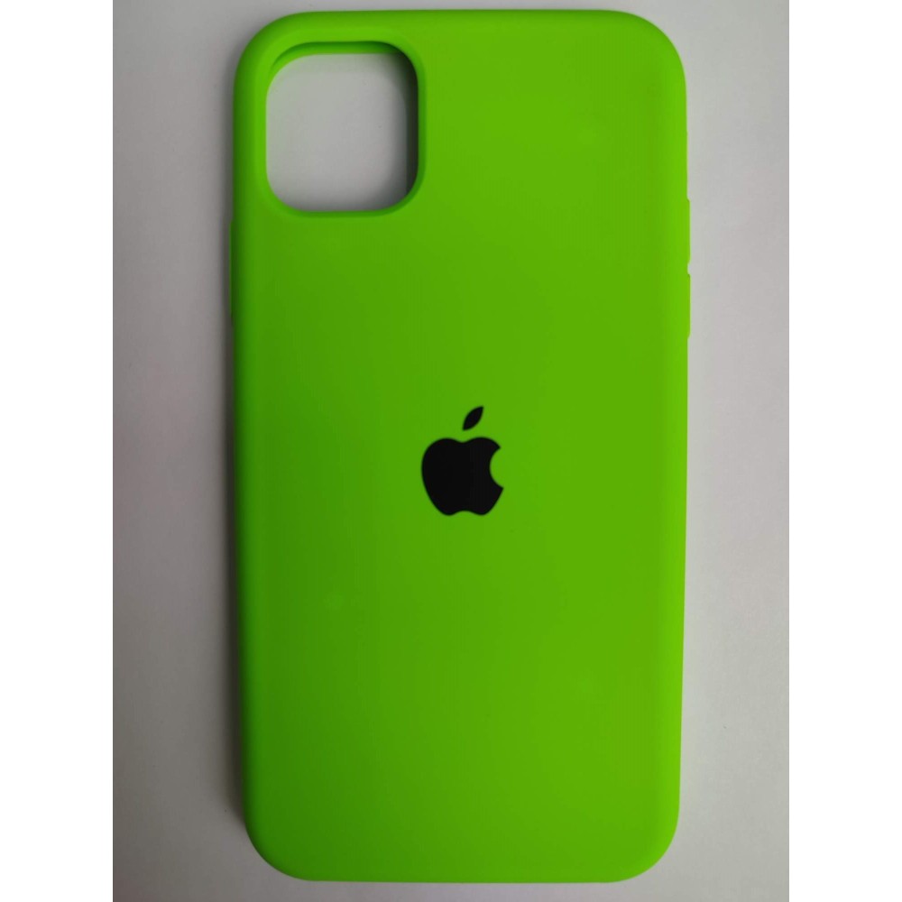 Чехол силиконовый Silicone Case ORG iPhone 11 салатовый