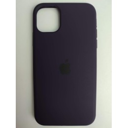 Чехол силиконовый Silicone Case ORG iPhone 11 темно-фиолетовый (22)