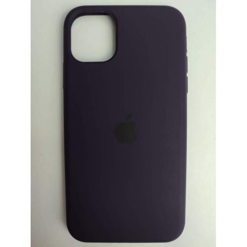 Чехол силиконовый Silicone Case ORG iPhone 11 темно-фиолетовый (22)