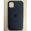 Чехол силиконовый Silicone Case ORG iPhone 11 темно-синий (21)