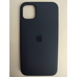 Чехол силиконовый Silicone Case ORG iPhone 11 темно-синий (21)