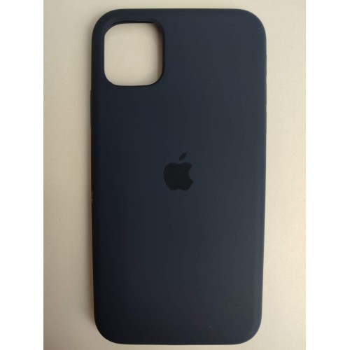 Чехол силиконовый Silicone Case ORG iPhone 11 темно-синий (21)