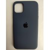 Чехол силиконовый Silicone Case ORG iPhone 11 темно-синий (21)