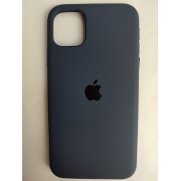 Чехол силиконовый Silicone Case ORG iPhone 11 темно-синий (21)