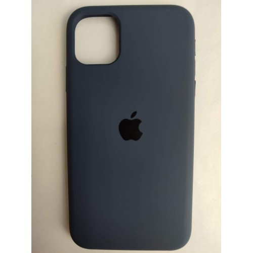 Чехол силиконовый Silicone Case ORG iPhone 11 темно-синий (21)