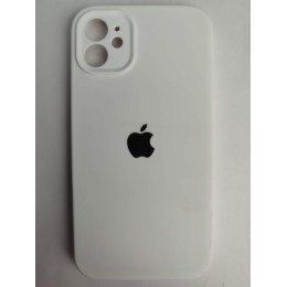 Чехол силиконовый Silicone Case ORG iPhone 11 (защита камеры) белый (09)