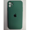 Чехол силиконовый Silicone Case ORG iPhone 11 (защита камеры) ель (15)