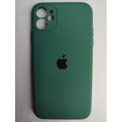 Чехол силиконовый Silicone Case ORG iPhone 11 (защита камеры) ель (15)