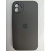 Чехол силиконовый Silicone Case ORG iPhone 11 (защита камеры) графит (25))