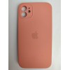 Чехол силиконовый Silicone Case ORG iPhone 11 (защита камеры) розовый (012)
