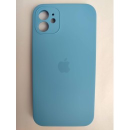 Чехол силиконовый Silicone Case ORG iPhone 11 (защита камеры) синий (70)