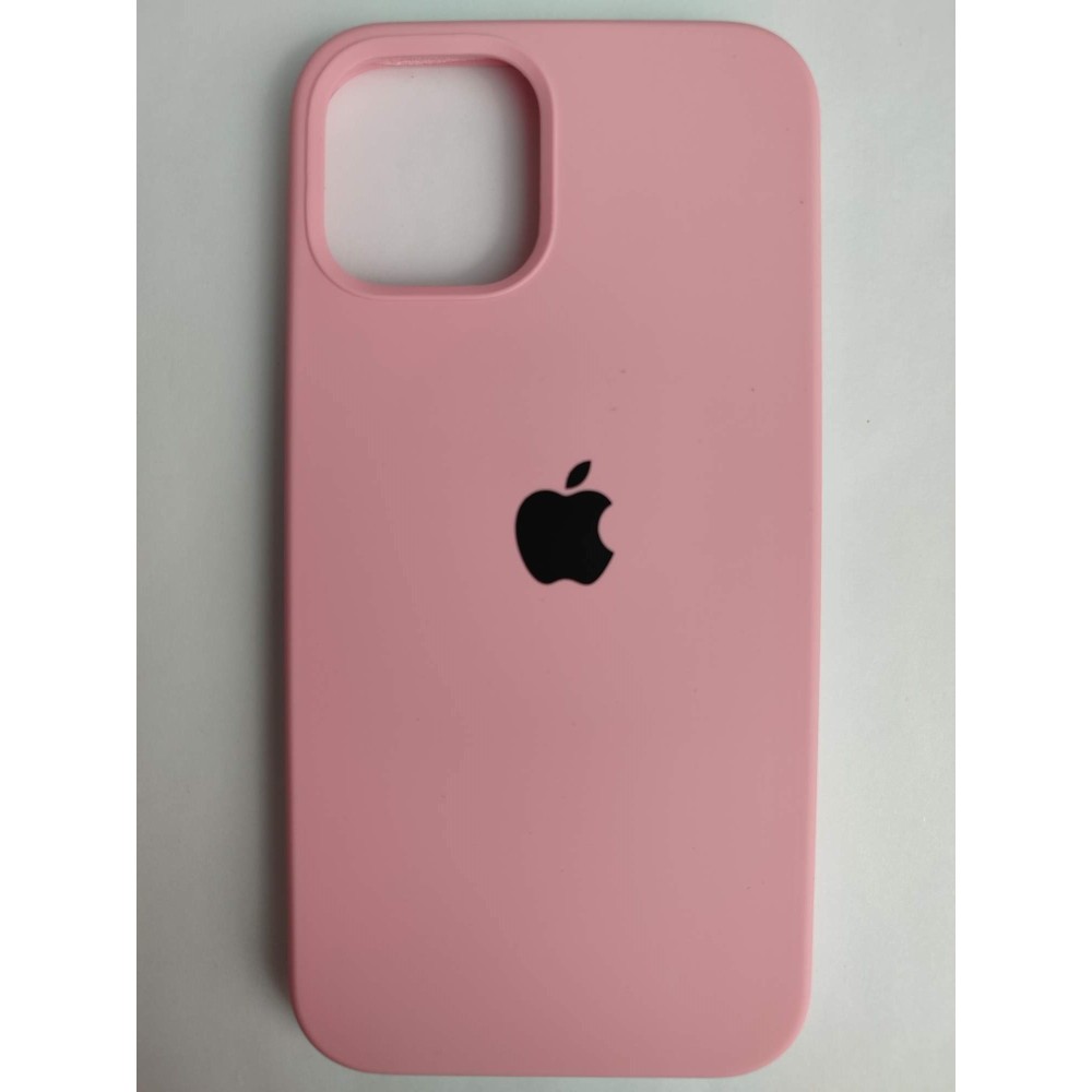 Чехол силиконовый Silicone Case ORG iPhone 12/12 Pro (06) розовый