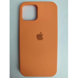 Чехол силиконовый Silicone Case ORG iPhone 12/12 Pro бледно-оранжевый (56)