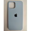 Чехол силиконовый Silicone Case ORG iPhone 12/12 Pro голубой (43)